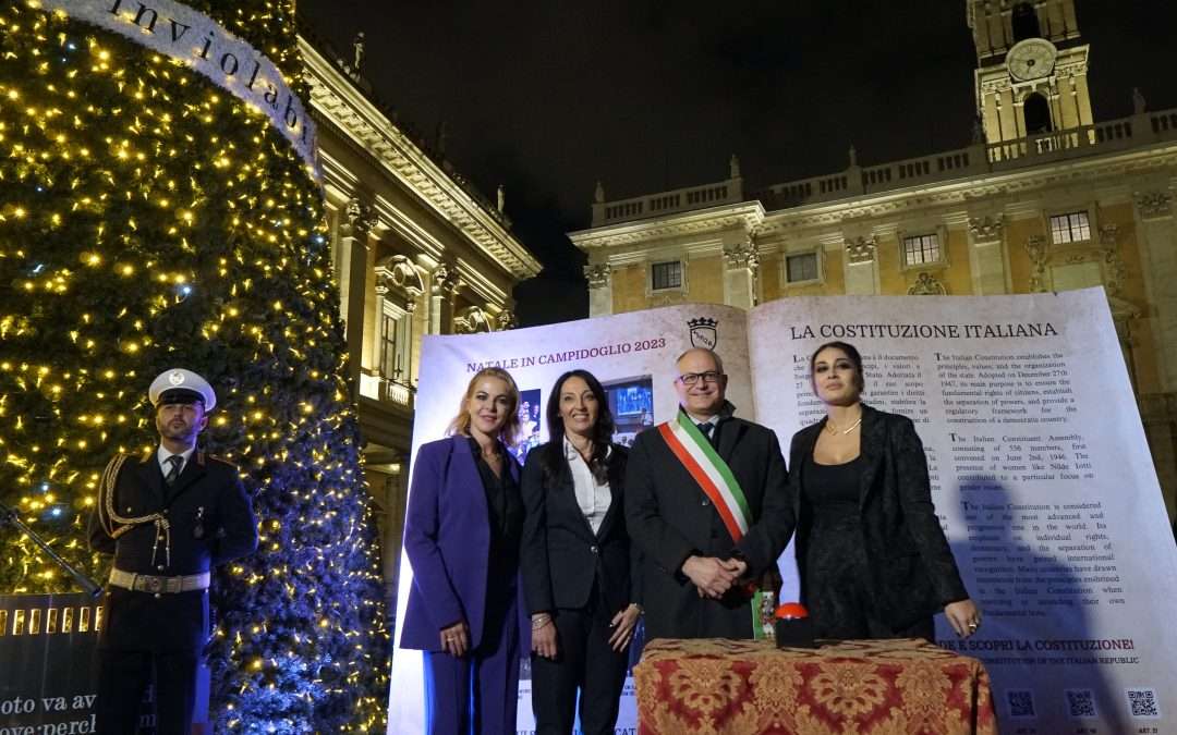 L’Albero della Costituzione in piazza del Campidoglio