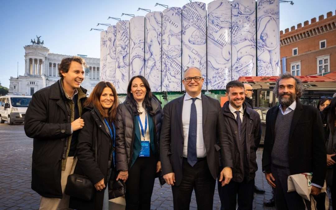 I silos come opere d’arte nel cantiere Metro C