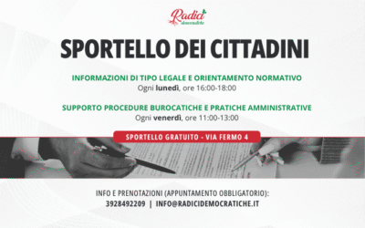 Apre il nuovo sportello di assistenza gratuita di Radici Democratiche