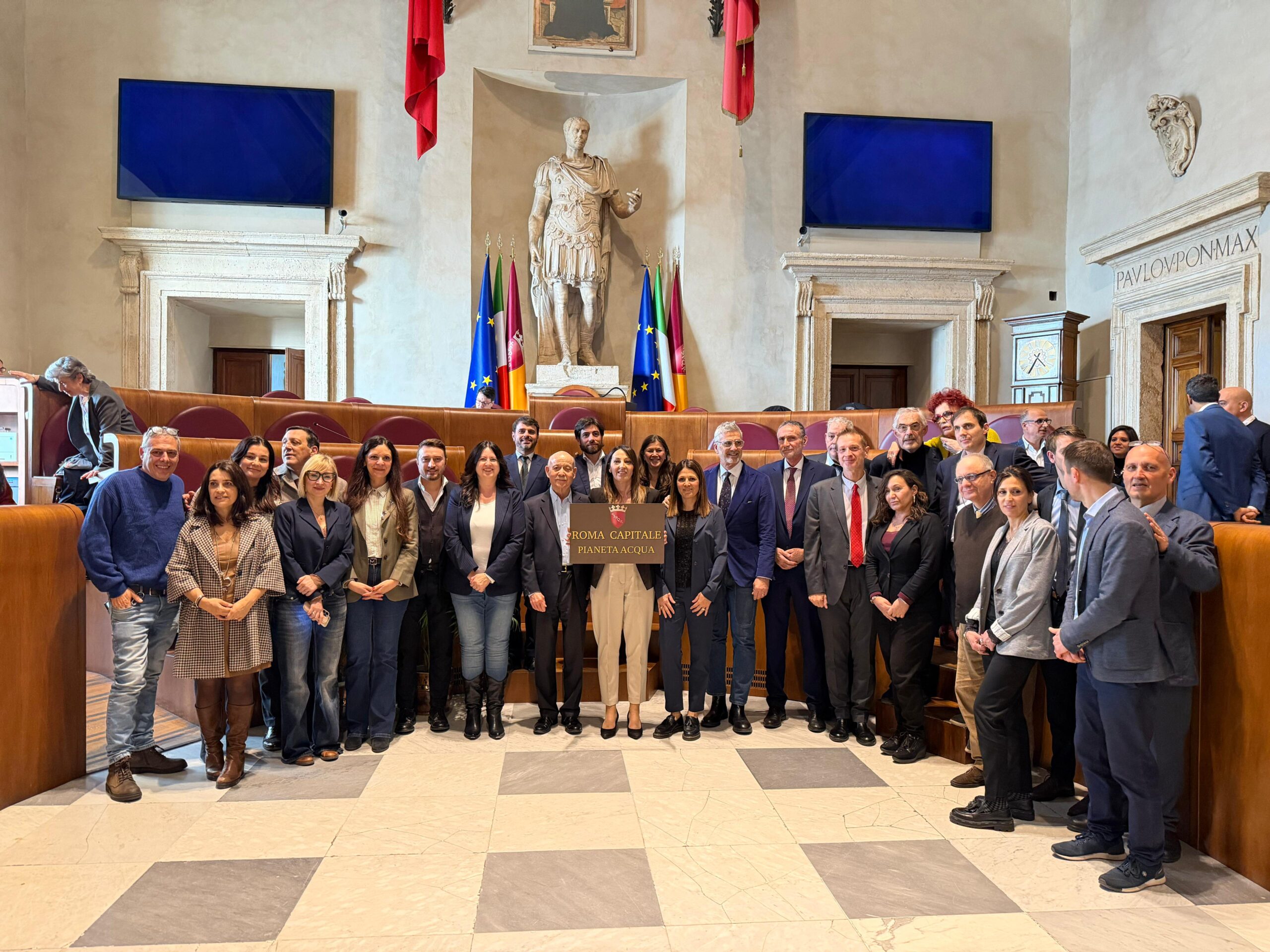 Roma Capitale dell’acqua con Rifkin Roma Capitale dell'acqua con Rifkin